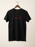 Made With Eshgh Tee — Embroidered Persian Script